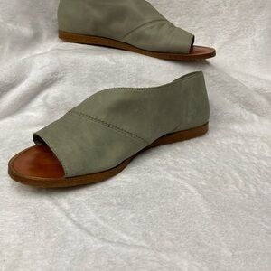 1. State Sage Green Open-Toe Sandals